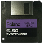 ROLAND S-50 Operating System Startup Disk V 2 OS Boot - $8