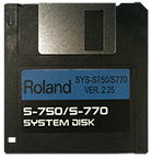 ROLAND S-750 S-770 Operating System Startup Disk V 2.25 OS Boot - $8