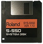 ROLAND S-550 Operating System Startup Disk V 1.13 Boot - $8