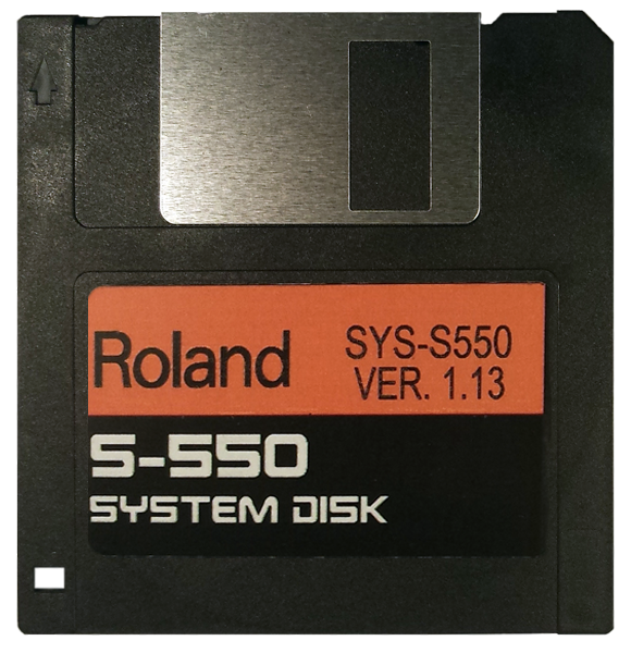 Roland S-550 System Startup Disk OS boot disk Version 1.13 - $8 with E-Z PayPal Checkout & super fast shipping!