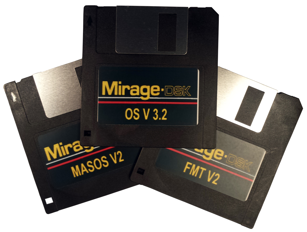 Buy $8 - Ensoniq Mirage 3 Disk Set Operating System BOOT OS MASOS FMT2 Buy Ensoniq Mirage 3 Disk Set Operating System OS, 
								MASOS and FMT2. Test sound included on the OS 3.2 disk.